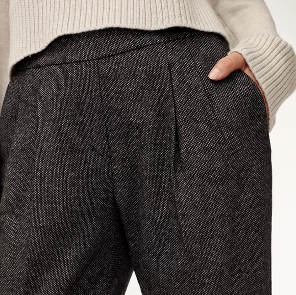 Aritzia Babaton Cohen Pant 2 Heather Dark Charcoal - Picture 7 of 7